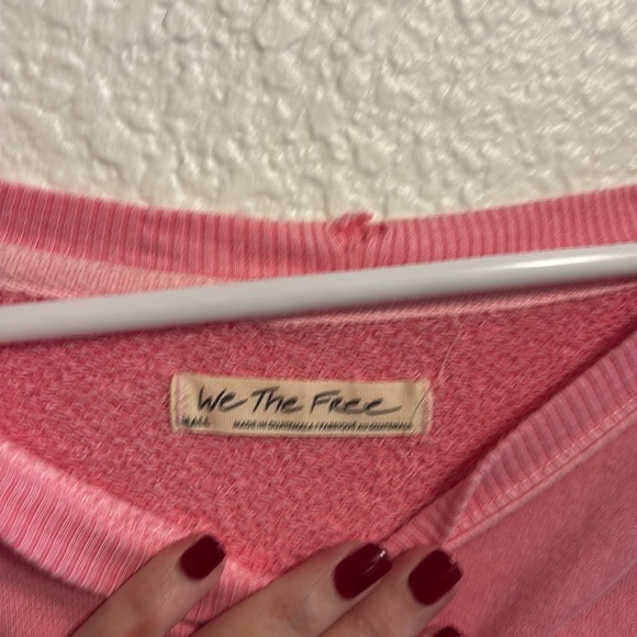 SALE $45! FREE PEOPLE $78 MSRP
We The Free Camden Sweatshirt EUC PINK SKY - Picture 6 of 6